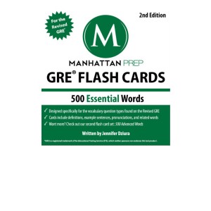 500 Essential Words GRE Vocabulary Flash Cards by Manhattan Prep